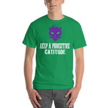 Load image into Gallery viewer, Keep Positive Cattitude T-Shirt
