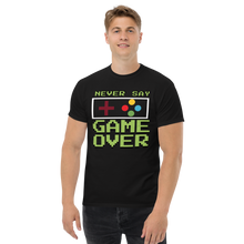 Load image into Gallery viewer, Never Say Men's heavyweight tee