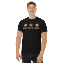Load image into Gallery viewer, 3 wise Monkeys heavyweight tee