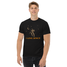 Load image into Gallery viewer, I love space heavyweight tee