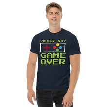 Load image into Gallery viewer, Never Say Men's heavyweight tee