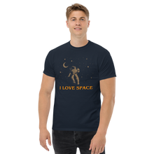 Load image into Gallery viewer, I love space heavyweight tee