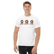 Load image into Gallery viewer, 3 wise Monkeys heavyweight tee