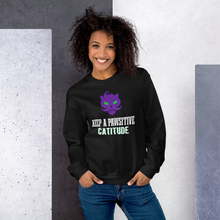 Load image into Gallery viewer, Positive Cattitude Sweatshirt
