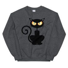 Load image into Gallery viewer, Black Cat Sweatshirt