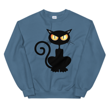 Load image into Gallery viewer, Black Cat Sweatshirt