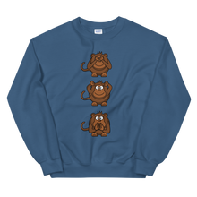 Load image into Gallery viewer, 3 wise monkeys Unisex Sweatshirt