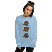 Load image into Gallery viewer, 3 wise monkeys Unisex Sweatshirt