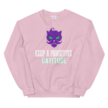 Load image into Gallery viewer, Positive Cattitude Sweatshirt
