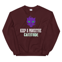 Load image into Gallery viewer, Positive Cattitude Sweatshirt