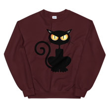 Load image into Gallery viewer, Black Cat Sweatshirt
