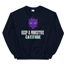 Load image into Gallery viewer, Positive Cattitude Sweatshirt