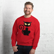 Load image into Gallery viewer, Black Cat Sweatshirt