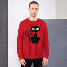 Load image into Gallery viewer, Black Cat Sweatshirt