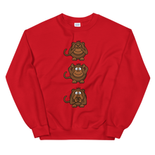 Load image into Gallery viewer, 3 wise monkeys Unisex Sweatshirt