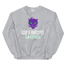 Load image into Gallery viewer, Positive Cattitude Sweatshirt