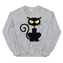 Load image into Gallery viewer, Black Cat Sweatshirt