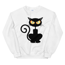 Load image into Gallery viewer, Black Cat Sweatshirt