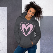 Load image into Gallery viewer, Pink Heart  Hoodie