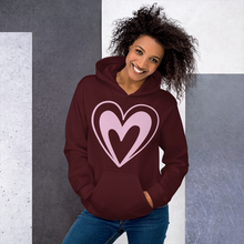 Load image into Gallery viewer, Pink Heart  Hoodie