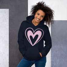 Load image into Gallery viewer, Pink Heart  Hoodie