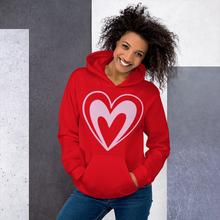 Load image into Gallery viewer, Pink Heart  Hoodie