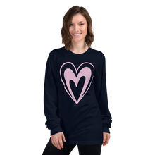 Load image into Gallery viewer, Pink Heart Long sleeve t-shirt