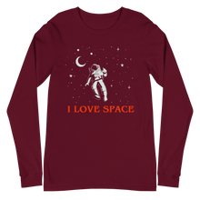 Load image into Gallery viewer, I love Space  Long Sleeve Tee