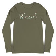 Load image into Gallery viewer, Blessed Long Sleeve Tee