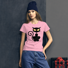 Load image into Gallery viewer, Black Cat short sleeve t-shirt
