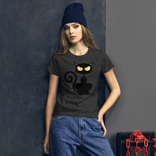 Load image into Gallery viewer, Black Cat short sleeve t-shirt