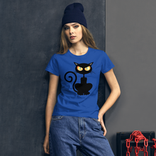 Load image into Gallery viewer, Black Cat short sleeve t-shirt