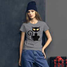 Load image into Gallery viewer, Black Cat short sleeve t-shirt