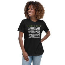 Load image into Gallery viewer, zero's and one's Women's Relaxed T-Shirt