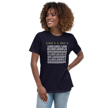 Load image into Gallery viewer, zero's and one's Women's Relaxed T-Shirt