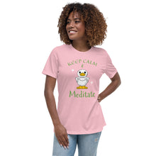 Load image into Gallery viewer, Keep Calm and Meditate Relaxed T-Shirt