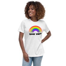 Load image into Gallery viewer, Good Vibes Women's Relaxed T-Shirt