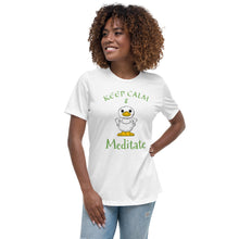 Load image into Gallery viewer, Keep Calm and Meditate Relaxed T-Shirt