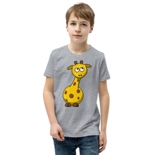 Load image into Gallery viewer, Baby giraffe Youth Short Sleeve T-Shirt