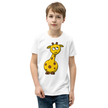 Load image into Gallery viewer, Baby giraffe Youth Short Sleeve T-Shirt