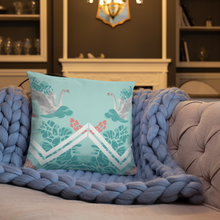 Load image into Gallery viewer, Swans Throw Pillow
