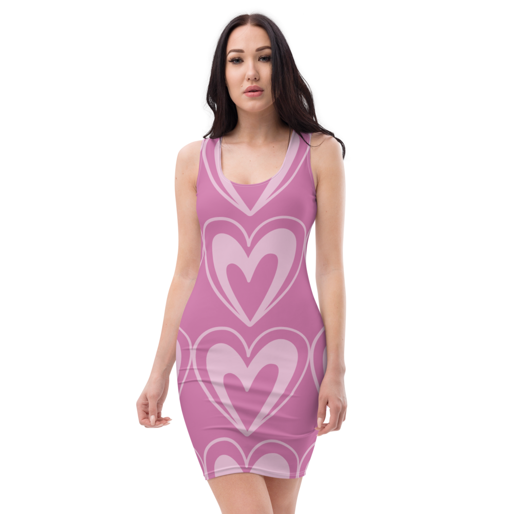 Pink  Heart Dress
