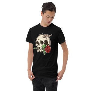Flower Skull Short Sleeve T-Shirt