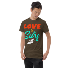 Load image into Gallery viewer, Love to surf  Sleeve T-Shirt