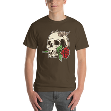 Load image into Gallery viewer, Flower Skull Short Sleeve T-Shirt