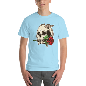 Flower Skull Short Sleeve T-Shirt