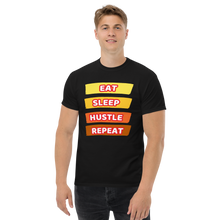 Load image into Gallery viewer, Eat, Sleep, Hustle, Repeat heavyweight tee