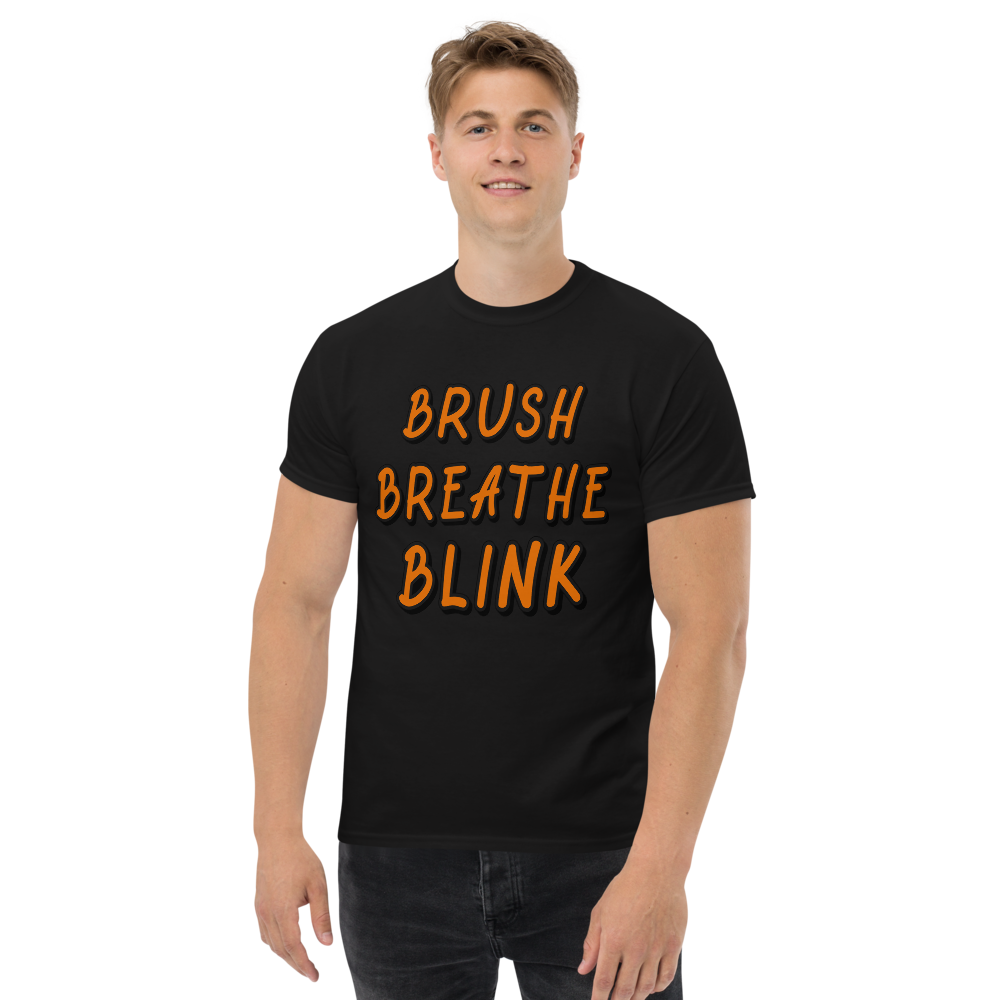 Brush Breathe Blink heavyweight tee