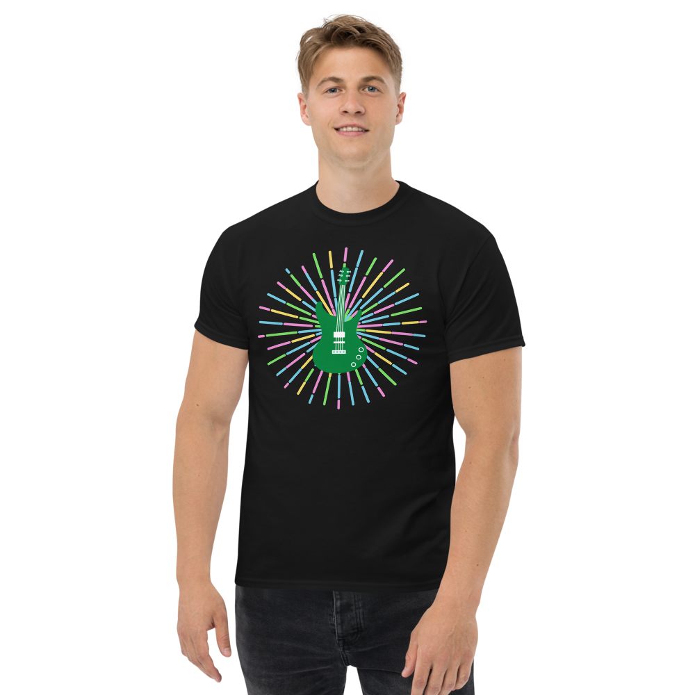 Green Guitar heavyweight tee