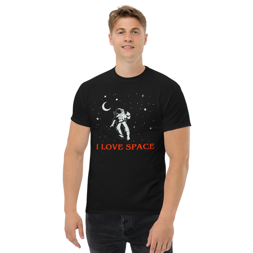 I love Space heavyweight tee